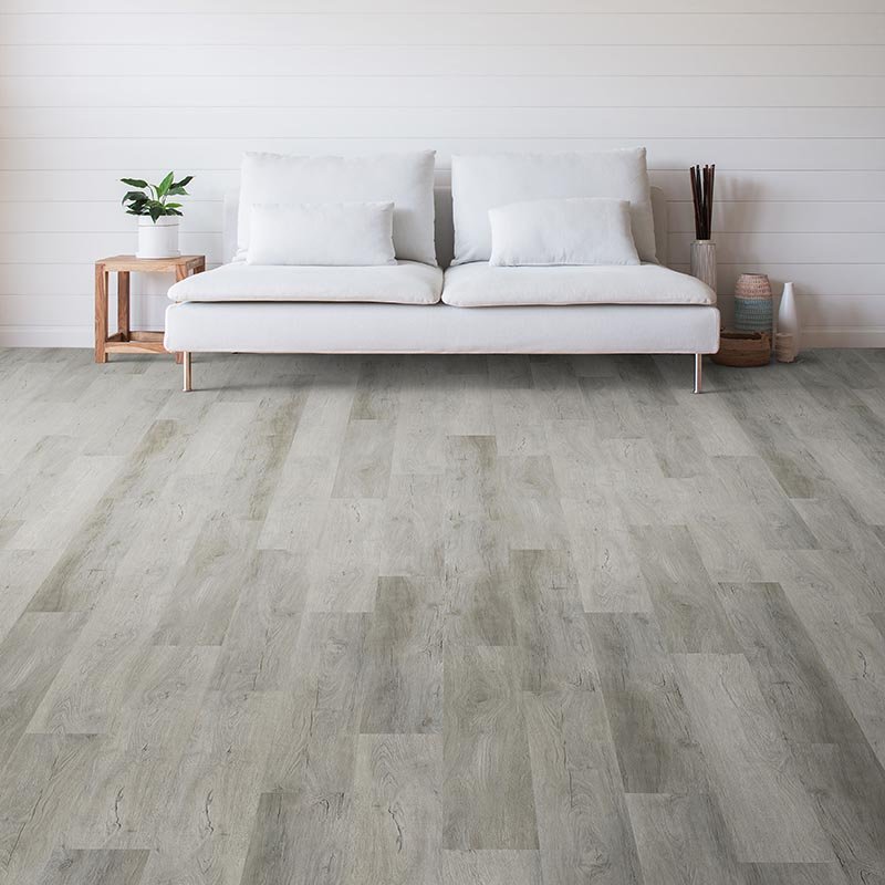 Living Room Gray Luxury Vinyl Plank -  Carpet Warehouse and COLORTILE in Coeur D'Alene, ID