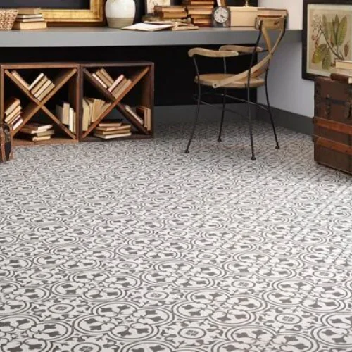 Retro vinyl flooring trend info provided by Carpet Warehouse and COLORTILE in Coeur d'Alene, Idaho