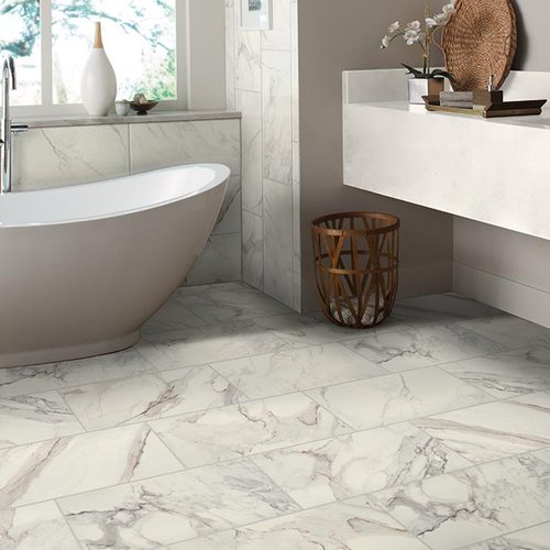 Bathroom Porcelain Marble Tile - Carpet Warehouse and COLORTILE in Coeur D'Alene, ID